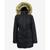 颜色: Black, Galaxy By Harvic | Women's Heavyweight Parka Jacket with Detachable Hood
