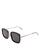 color Black/Gray, Celine | Women's Square Sunglasses, 53mm