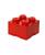 颜色: Red, LEGO | LEGO Storage Brick with 4 Knobs