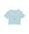 Hurley | Graphic Boxy T-Shirt (Little Kids), 颜色Seafoam Blue Heather