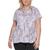 商品Calvin Klein | Calvin Klein Performance Womens Plus Snake Print Fitness T-Shirt颜色Hushed Violet