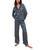 颜色: Petite Batik Indigo Blue, Eberjey | Inez Printed Washable Silk Long Pajama Set