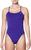 商品NIKE | Nike Women's Hydrastrong Solid Cut-Out Back One Piece Swimsuit颜色Court Purple