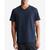 Calvin Klein | Men's Smooth Cotton Solid V-Neck T-Shirt, 颜色Dark Sapphire