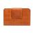 Mancini Leather Goods | Women's Croco Collection RFID Secure Mini Clutch Wallet, 颜色Tan