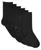 颜色: Black Assorted, Ralph Lauren | Women's 6 Pack Roll-Top Trouser Socks