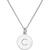color C, Kate Spade | Silver-Tone Disc Initials 18" Pendant Necklace