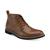 商品Tommy Hilfiger | Men's Gibby Faux-Leather Cap-Toe Chukka Boots颜色Medium Brown