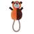 颜色: orange/dark brown, Pet Life | Pet Life  'Huggabear' Natural Jute Squeaking and Tug Plush Dog Toy