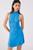 商品Urban Outfitters | UO Deja Seamed Mini Dress颜色Blue