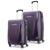 颜色: Purple, Samsonite | Samsonite Winfield 3 DLX Hardside Luggage with Spinners, Carry-On 20-Inch, Blue/Navy