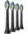 颜色: Black, Philips | 4-Pk. Sonicare DiamondClean Brush Heads