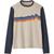 Patagonia | Cap SW Long Sleeve T-Shirt - Kids', 颜色Ridge Rise Stripe/Pumice