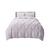 颜色: Light Gray Lavender, Nestl | Bedding 3 Piece Pinch Pleat Duvet Cover Set