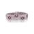 商品第2个颜色Red, Genevive | Cubic Zirconia Sterling Silver White Gold Plated Wide Elegant Bracelet