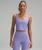 Lululemon | Scoop Neck Yoga Tank Top *Grid Texture, 颜色Dark Lavender