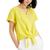 商品Charter Club | Linen Tie-Front Top, Created for Macy's颜色Primrose Yellow