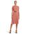 Ralph Lauren | Belted Georgette Dress, 颜色Pink Mahogany