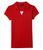 商品Nautica | Junior's Uniform Short Sleeve Pique Polo with Camisole Trim颜色Red