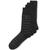 商品Calvin Klein | 4-Pack Patterned Dress Socks颜色Black