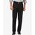 颜色: Black, Haggar | Haggar Premium No Iron Stretch-Waist 经典版型 正装长裤