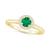 颜色: Emerald/Gold, Macy's | Emerald (1/2 ct. t.w.) & Diamond (1/10 ct. t.w.) Halo Ring in 14k Gold (Also in Ruby, Sapphire, & Pink Sapphire)