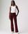 颜色: Merlot, Levi's | Women's 726 High Rise Slim Fit Flare Jeans