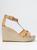 商品Ralph Lauren | Lauren Ralph Lauren sandal in crocodile print leather颜色BEIGE
