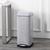 颜色: gray, happimess | Betty Retro 8-Gallon Step-Open Trash Can (20 liners Included)