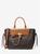 color BRN/ACORN, Michael Kors | Hamilton Legacy Large Logo Belted Satchel