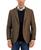 颜色: Brown, Nautica | Men Modern-Fit Active Stretch Structure Weave Sport Coat