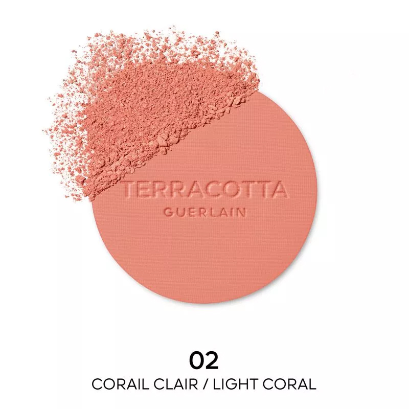 颜色: 02#-LightCoral, Guerlain | 娇兰新品提洛克腮红盘修容 5g 提升气色微偏金闪