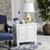 颜色: white, Safavieh | Kira Three Drawer Night Stand