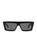 商品Celine | 57MM Rectangular Sunglasses颜色BLACK