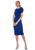 商品ALEXIA ADMOR | Amazon Sleeveless Draped Midi Sheath颜色Cobalt