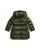 颜色: Moss Metallic, Ralph Lauren | Girls' Metallic Down Hooded Long Jacket - Little Kid, Big Kid