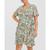 color Green, VERO MODA | Plus Size Delilah Short Sleeve Wrap Dress