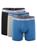 商品Calvin Klein | 3-Pack Logo Boxer Briefs颜色BLUE_MULTI