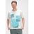 color Mint Green, RON TOMSON | Men's Modern Print Fitted Cali T-shirt