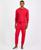 颜色: Cherry Pop, Club Room | Men's Waffle Long-Sleeve T-Shirt & Pajama Pant Set, Created for Macys