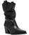 颜色: Black Leather, Steve Madden | Women's Taos Slouchy Pointed-Toe Western Boots