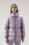 商品Woolrich | Aliquippa Silky Down Jacket with a Drawstring Waist颜色Lilac Down