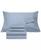 颜色: Blue, AQ Textiles | 800 Thread Count Cotton Blend with Cool Comfort 6-Pc. Sheet Set