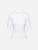 color WHITE, ROSETTA GETTY | Cropped Sleeve T-Shirt