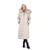 颜色: Pale Oak, Tahari | Tahari Nellie Long Coat for Women-Insulated Jacket with Removable Faux Fur Trim