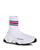 商品Balenciaga | Women's Speed 2.0 Knit High Top Sock Sneakers颜色Blanc/Multi