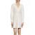 color Ecru, Sandro | Celia Ruched Mini Dress