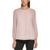 商品Calvin Klein | Calvin Klein Womens Chiffon Gathered Neck Pullover Top颜色Pink