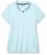 商品Nautica | Women's 3-Button Short Sleeve Breathable 100% Cotton Polo Shirt颜色Sea Water Blue