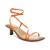 商品Sam Edelman | Women's Dominique Strappy Kitten-Heel Sandals颜色Classic Orange